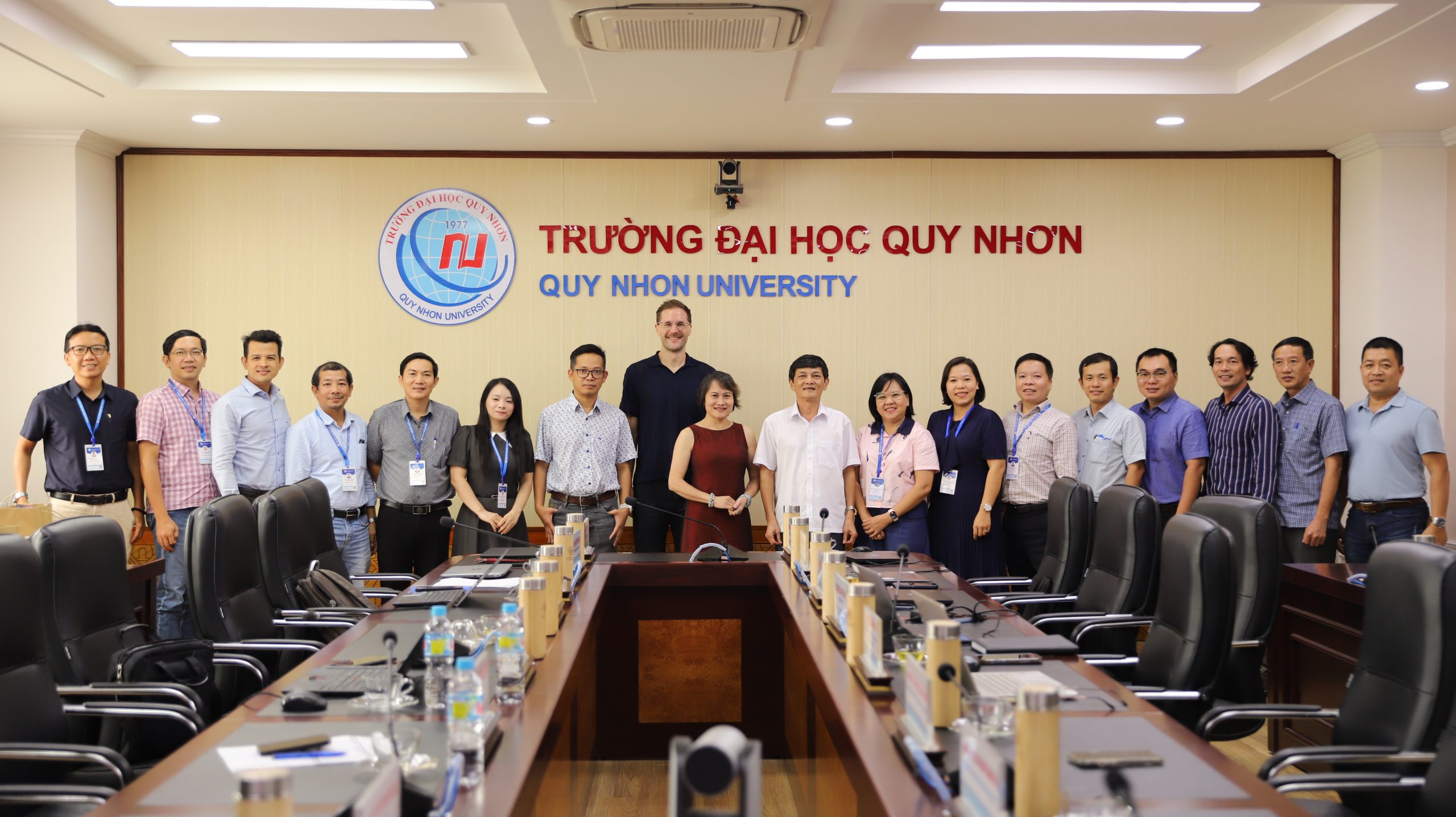 Trường Đại học Quy Nhơn phối hợp tổ chức đánh giá giữa kỳ Chương trình IUC-QNU Giai đoạn 1